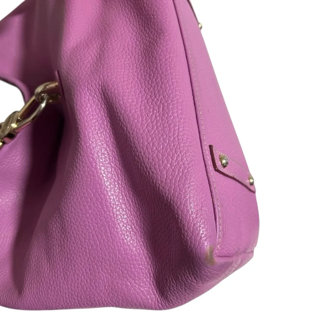 DOONEY & BOURKE Pink w/Silver Hardware Hobo Bag, EUC